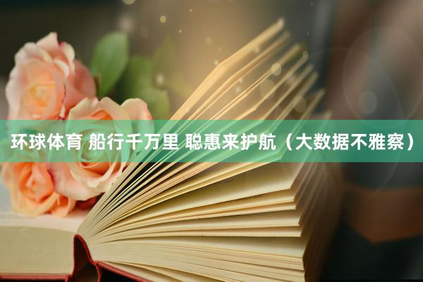 环球体育 船行千万里 聪惠来护航（大数据不雅察）